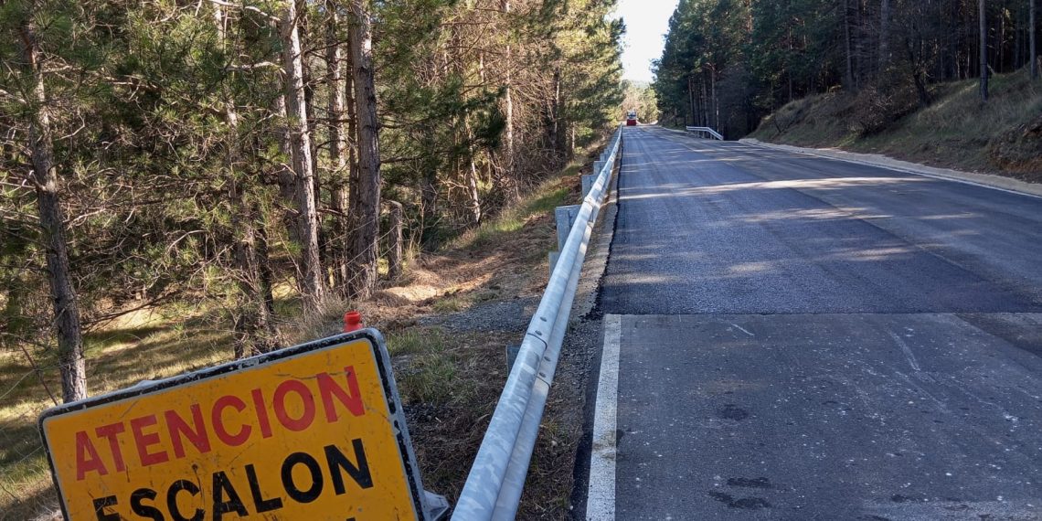 La Generalitat ha iniciado esta semana actuaciones de refuerzo de firme en varias carreteras de Castellón