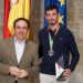 Pérez Llorca recibe a Quique Llopis tras proclamarse subcampeón del mundo