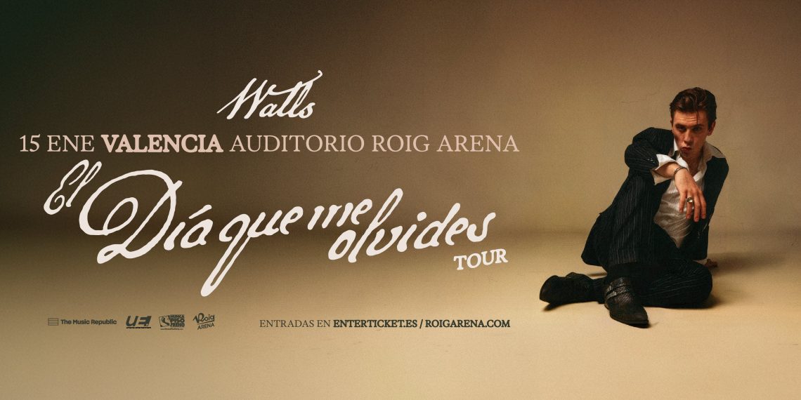 Walls actuará en el Roig Arena en 2027