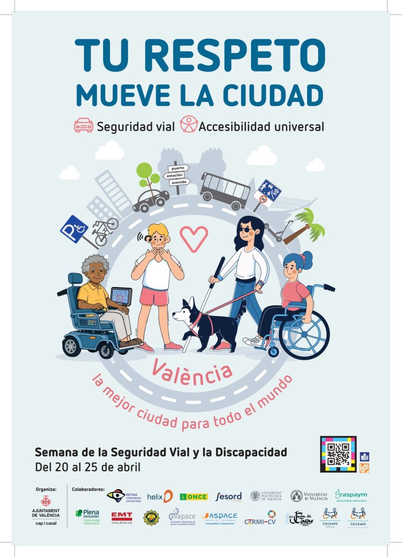 ‘Tu respeto mueve la ciudad’ la nueva campaña sobre seguridad vial y accesibilidad universal