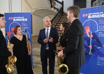 La Diputación presenta el 49º Certamen de Bandas con récord de participación en Valencia