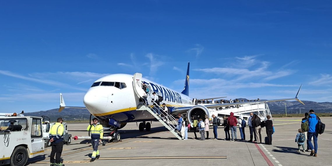 El aeropuerto de Castellón firma el mejor inicio de año de su historia con un crecimiento del 16,5 %