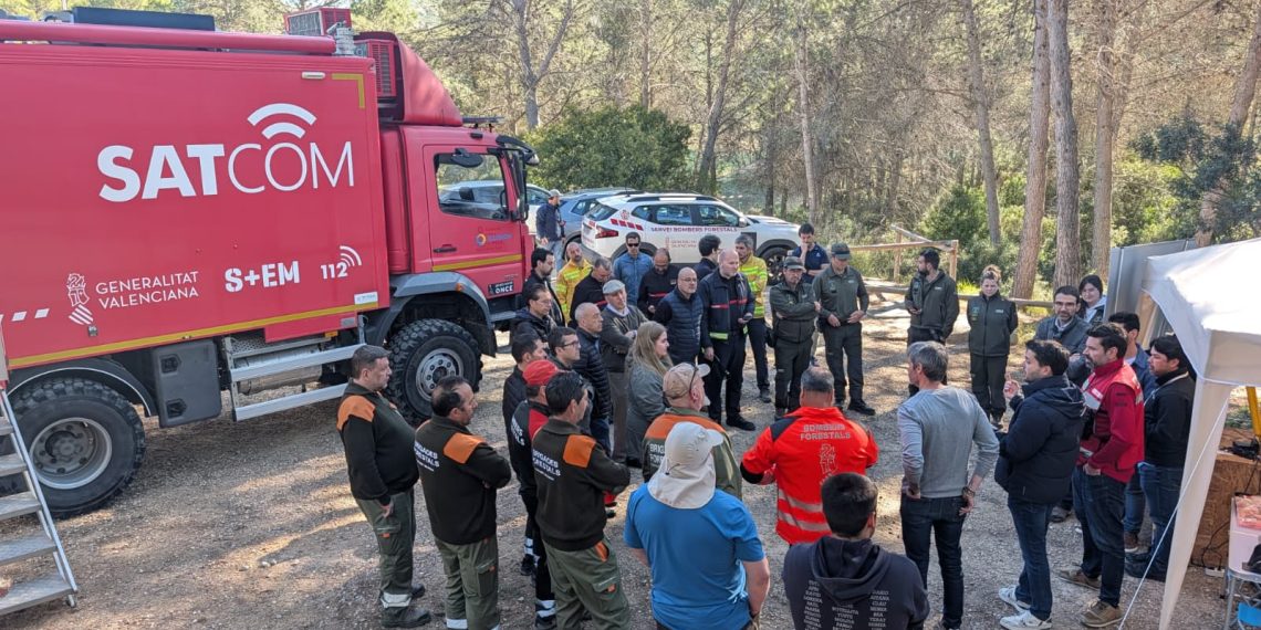 La Generalitat valida la tecnología 5G de Emergencias con un simulacro en el embalse de Benagéber