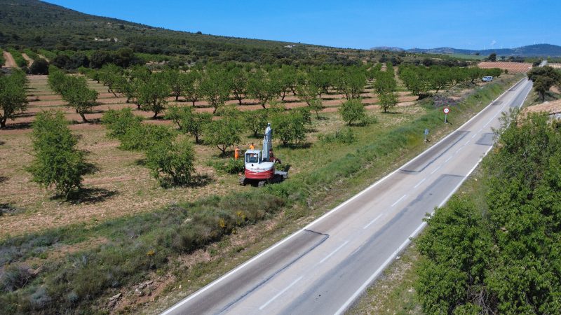 La Diputación invierte 4,8 millones en mejorar la CV-470 entre Utiel y Camporrobles