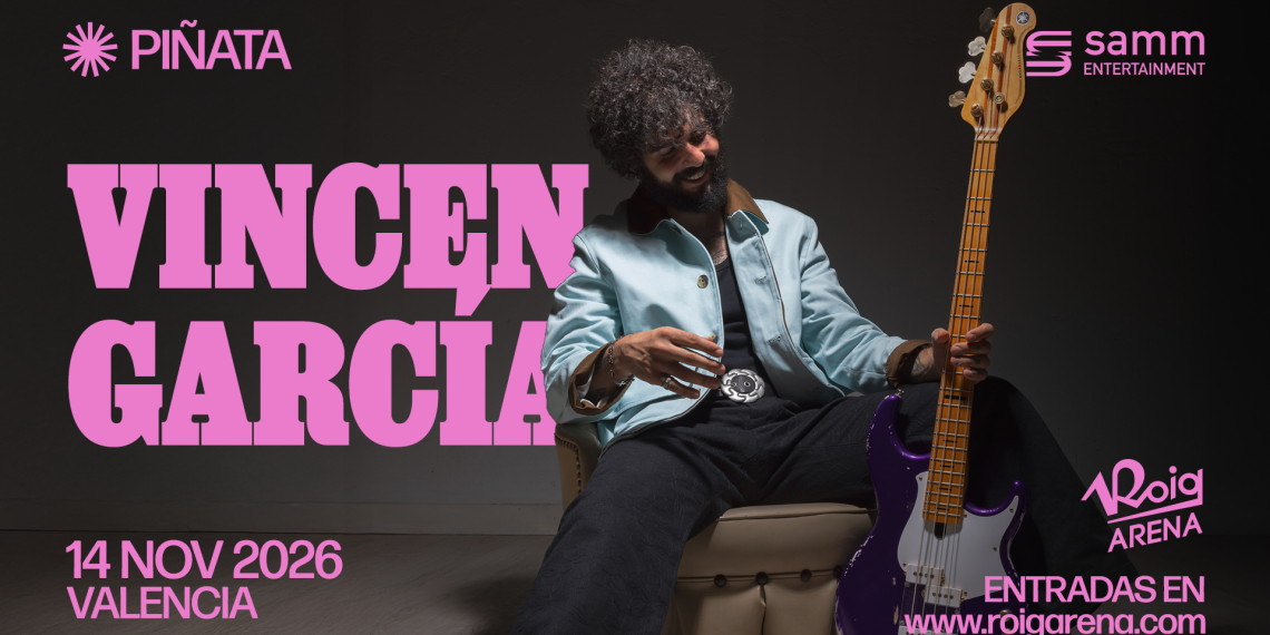 Vincen García actuará en el Roig Arena el 14 de noviembre con su nuevo disco ‘Vivace’
