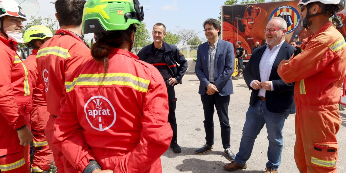 Los bomberos de Gandía ganan el encuentro de excarcelación del Consorcio de Valencia