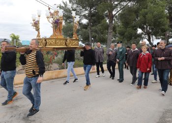 Toni Pérez participa en la romería del Captivador junto a representantes de tres municipios