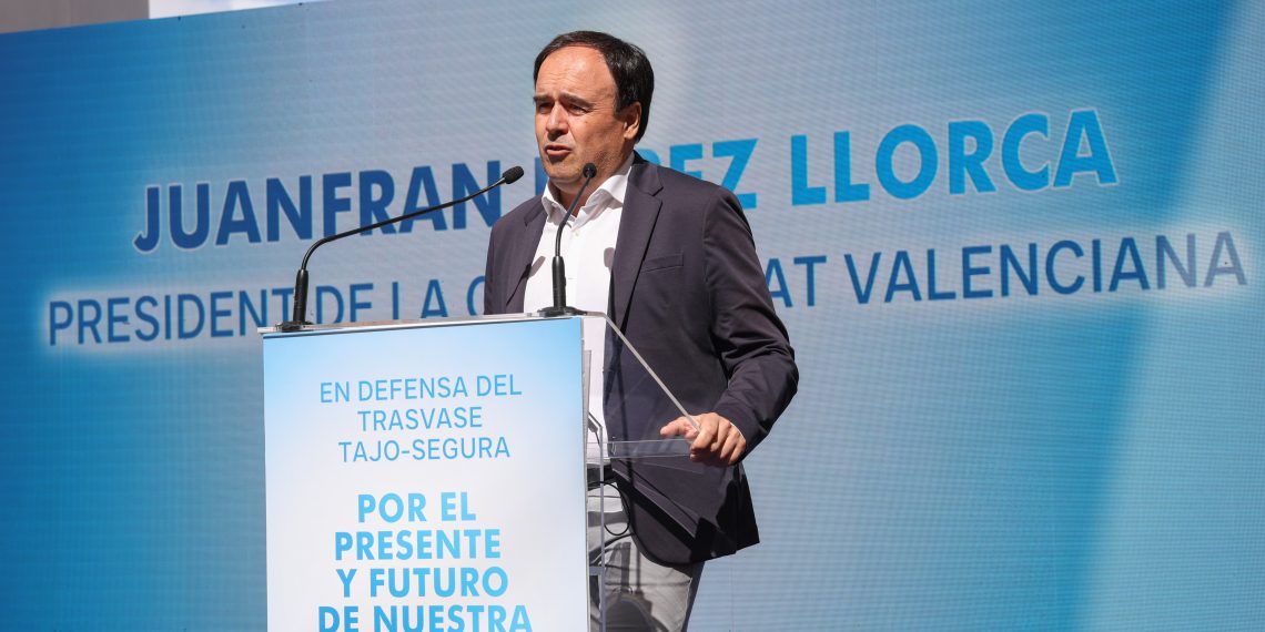 Pérez Llorca exige al Gobierno paralizar las nuevas reglas del trasvase Tajo-Segura