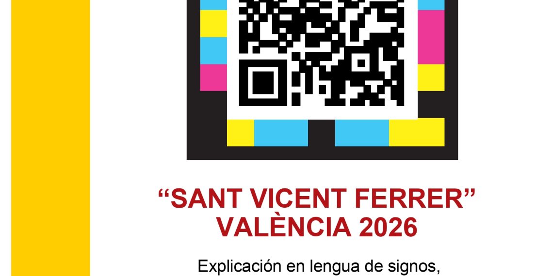 La fiesta de Sant Vicent Ferrer estrena un código QR inclusivo para personas con discapacidad