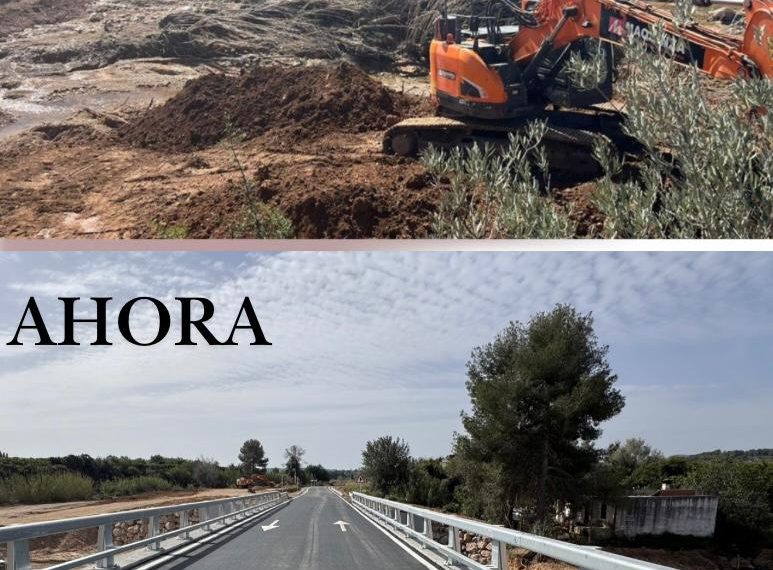 La Generalitat reabre el puente de Pedralba tras una inversión de tres millones de euros