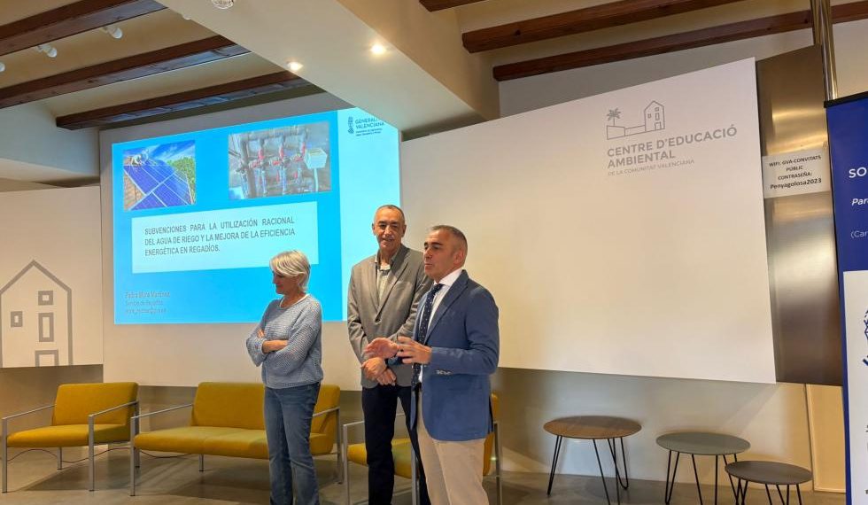 La Generalitat destina 9 millones para modernizar el regadío en 2026