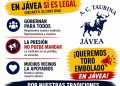 La alcaldesa de Jávea mantiene la prohibición del toro embolado pese a la presión de los aficionados