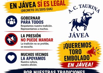La alcaldesa de Jávea mantiene la prohibición del toro embolado pese a la presión de los aficionados