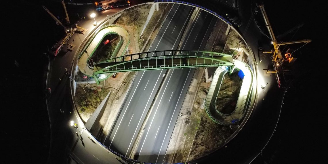 La pasarela ciclopeatonal de Sueca y Fortaleny, premiada como una de las mejores obras públicas del mundo
