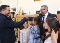 Toni Pérez recibe a les Belleses del Foc 2026 en el Palacio Provincial