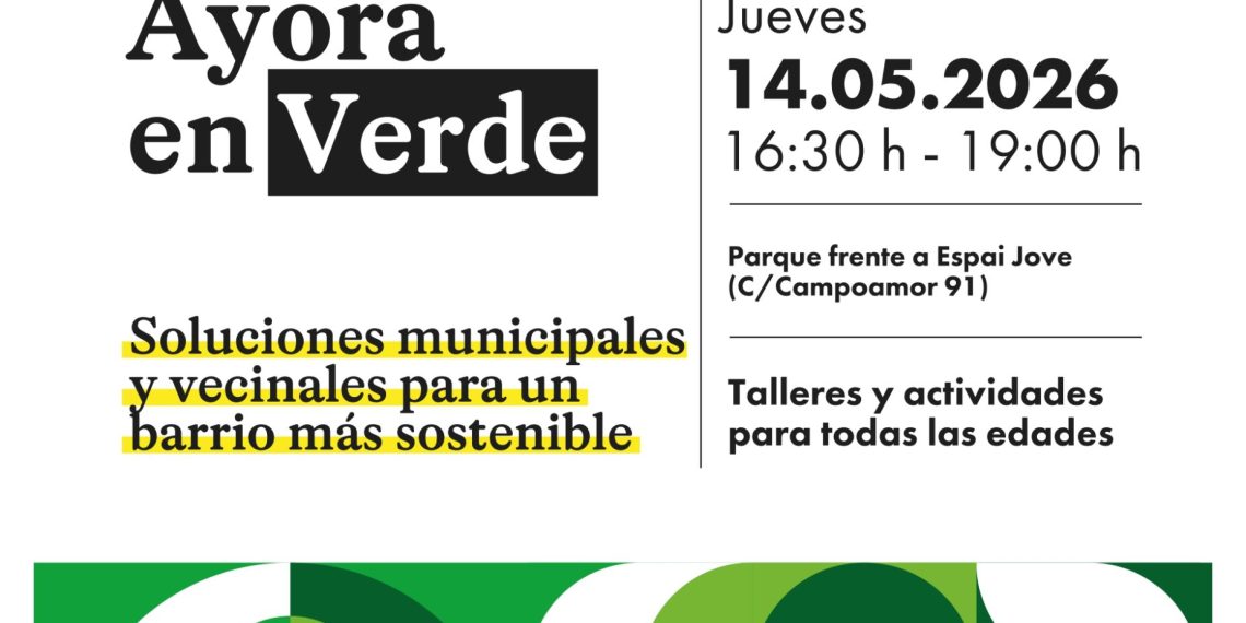 Valencia organiza “Ayora en Verde” con actividades educativas, ocio familiar y propuestas para fomentar hábitos responsables