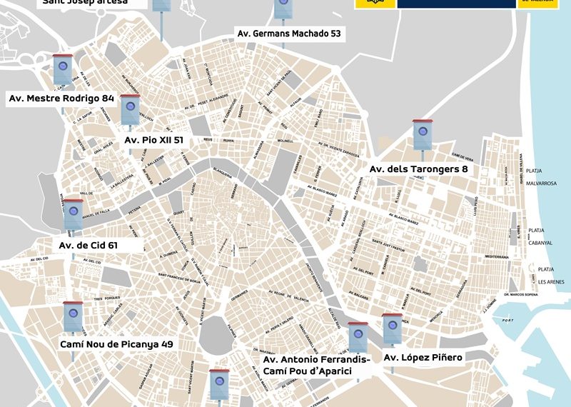 Aquí están los nuevos radares que se han instalado en Valencia