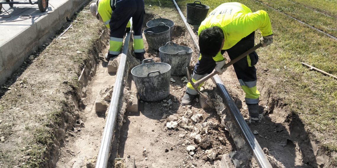 FGV inicia trabajos de mantenimiento en la Línea 2 del TRAM d’Alacant