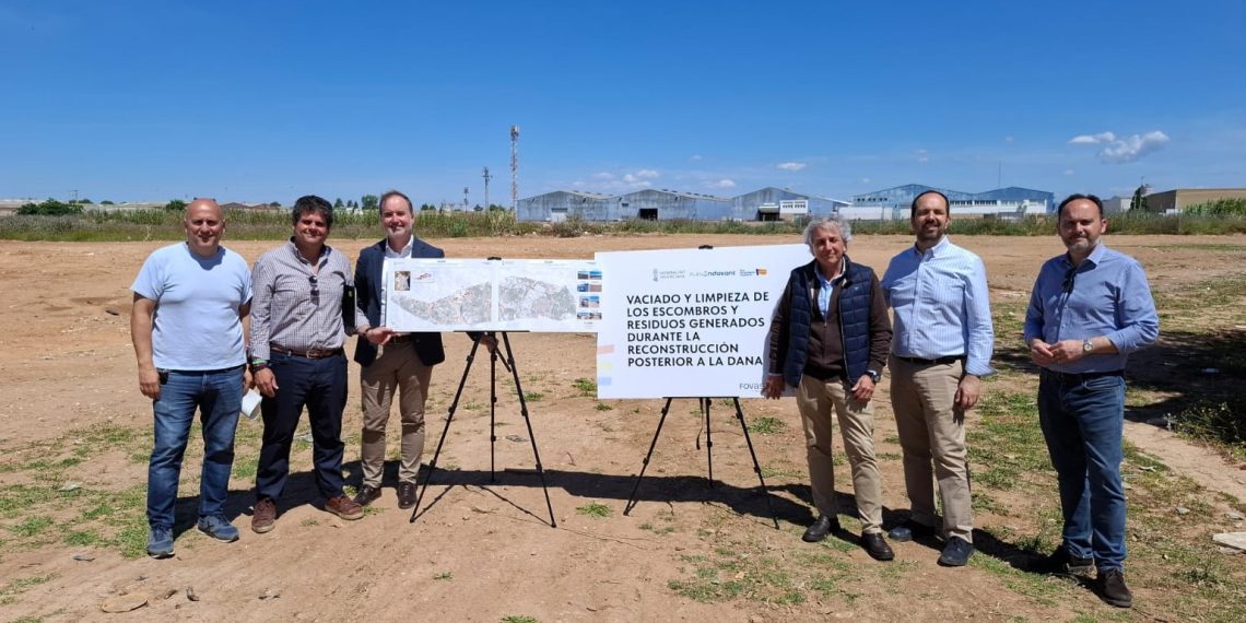 La Generalitat clausura el punto de escombros de Aldaia tras gestionar 31.600 toneladas por la riada