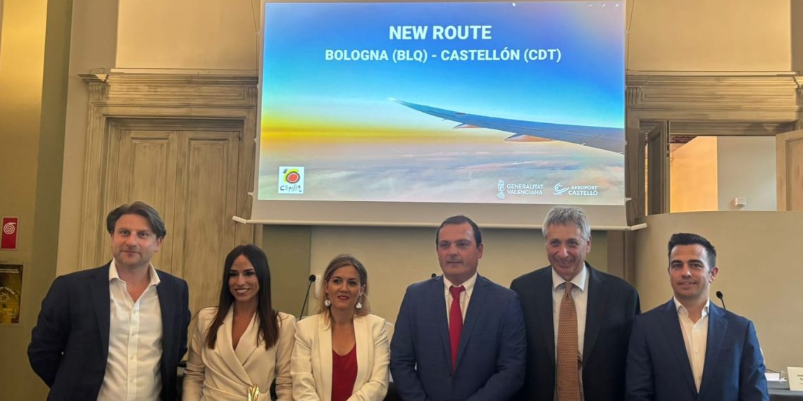 El aeropuerto de Castellón promociona en Bolonia su nueva ruta aérea con Italia antes de su estreno