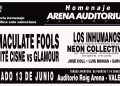 El Roig Arena homenajea a la mítica sala Arena Auditorium con Immaculate Fools y bandas valencianas