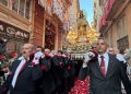 La imagen de la Virgen de los Desamparados será llevada a hombros por diversas collas de portadores en la Solemne Procesión