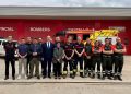 Valderrama destaca la coordinación entre bomberos forestales y voluntarios en Onda