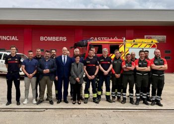 Valderrama destaca la coordinación entre bomberos forestales y voluntarios en Onda