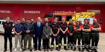 Valderrama destaca la coordinación entre bomberos forestales y voluntarios en Onda