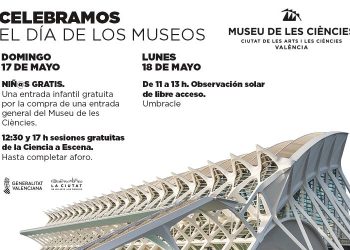 El Museu de les Ciències celebra el Día de los Museos con talleres gratis y entradas infantiles