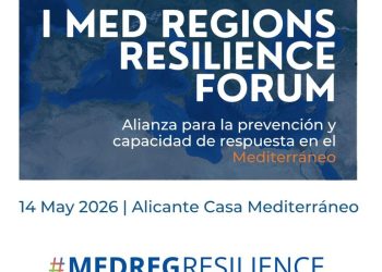 Alicante reúne a regiones del Mediterráneo para coordinar una estrategia común ante riesgos climáticos
