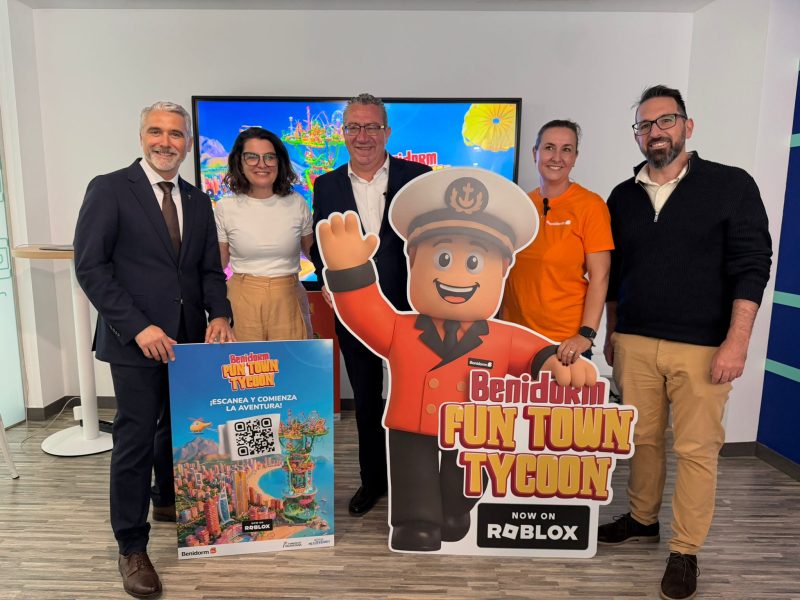 Benidorm lanza ‘Fun Town Tycoon’ en Roblox para promocionar el destino entre los jóvenes