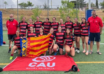 El CAU Rugby Valencia M17 femenino se proclama campeón de España con autoridad