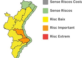 Emergencias activa la alerta naranja por lluvias torrenciales y granizo para el jueves