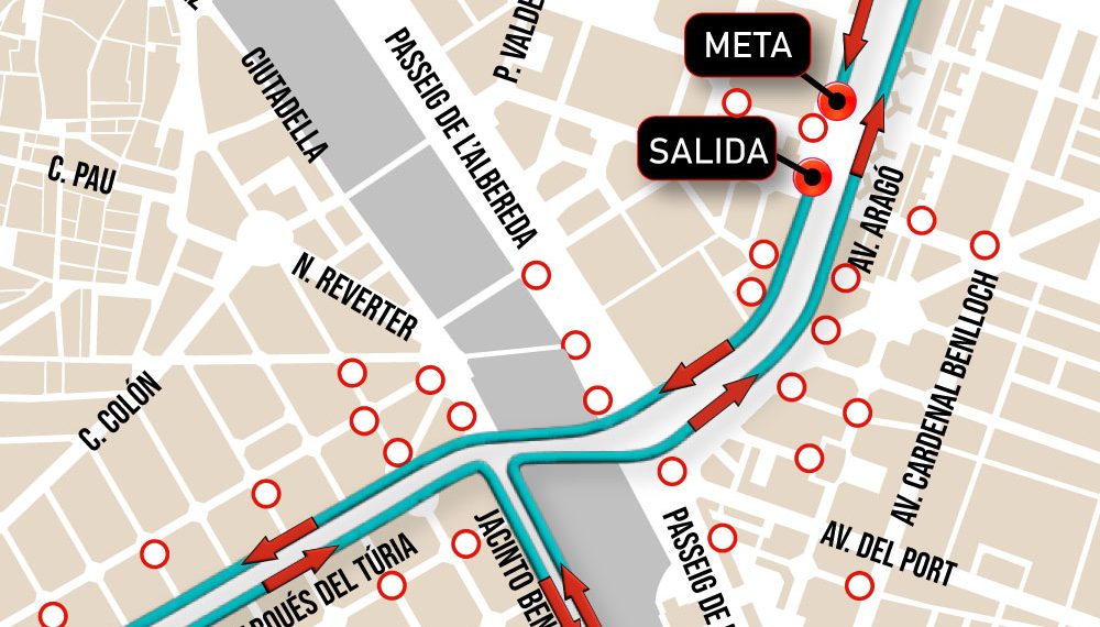 Valencia celebra este domingo la VII Volta a Peu Runners con cambios en el tráfico y la EMT
