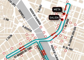 Valencia celebra este domingo la VII Volta a Peu Runners con cambios en el tráfico y la EMT