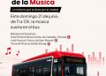 El Ayuntamiento de Valencia celebra el Día Internacional de la Música con conciertos en directo en los autobuses
