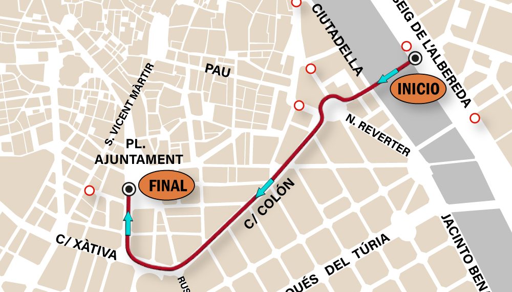 Valencia prepara un dispositivo de tráfico para la manifestación del Día del Orgullo