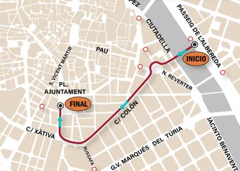 Valencia prepara un dispositivo de tráfico para la manifestación del Día del Orgullo