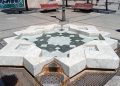 Valencia rehabilita la fuente ornamental de la plaza de Nàpoles y Sicília