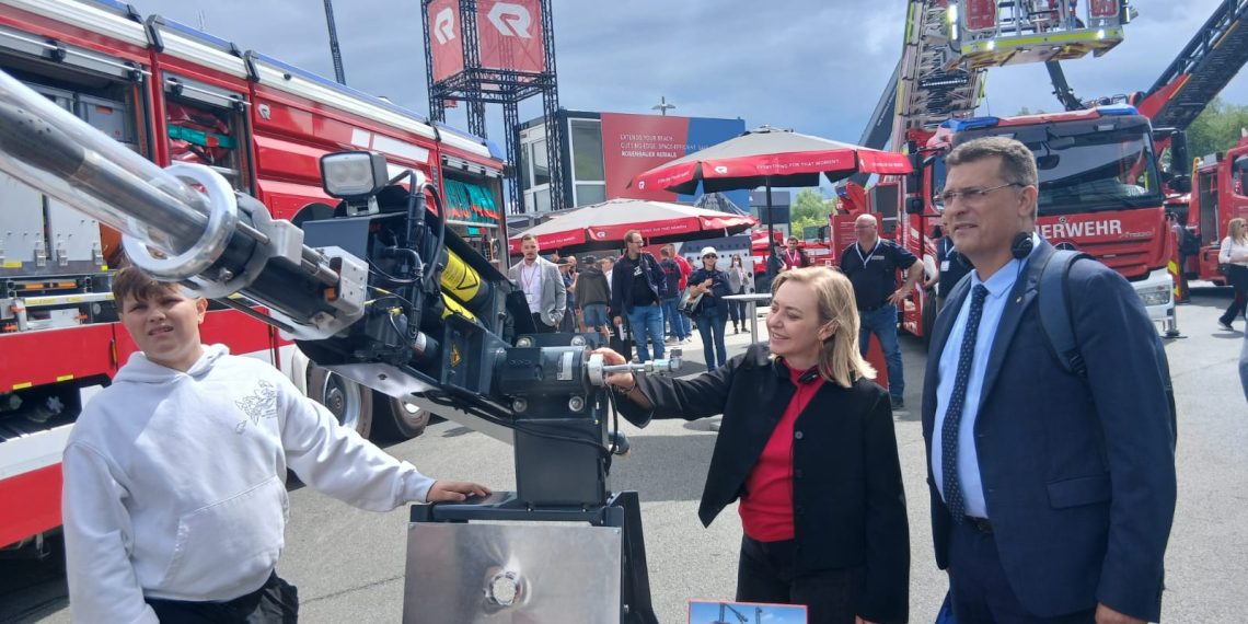 La Diputación de Valencia expone su modelo de gestión de emergencias en la feria Intershutz de Hannover