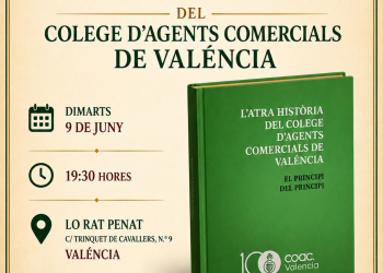 Lo Rat Penat acoge la presentación de una obra por el centenario del Colegio de Agentes Comerciales