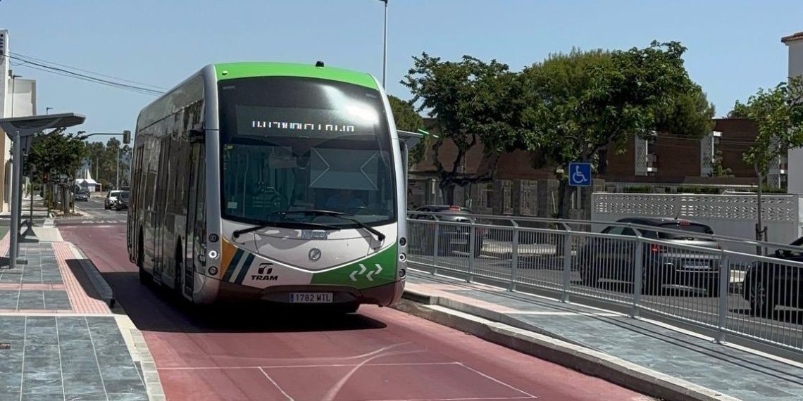 La Generalitat activa el nuevo servicio del TRAM de Castellón de la Plana para llegar a la playa sin transbordo