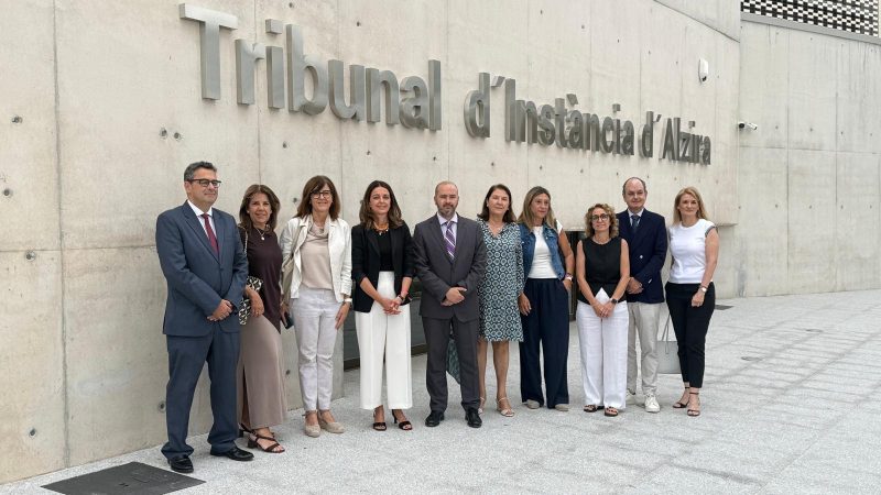 Martínez anuncia que el nuevo Palacio de Justicia de Alzira 
