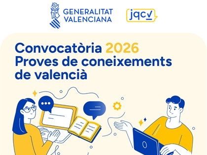 Abierto el plazo de inscripción para las pruebas del nivel B2 de la Junta Qualificadora de Coneixements de Valencià