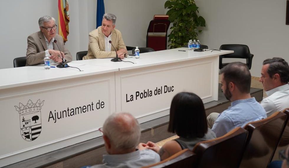 La Generalitat construirá una nueva depuradora en la Pobla del Duc con una inversión de 3,1 millones de euros