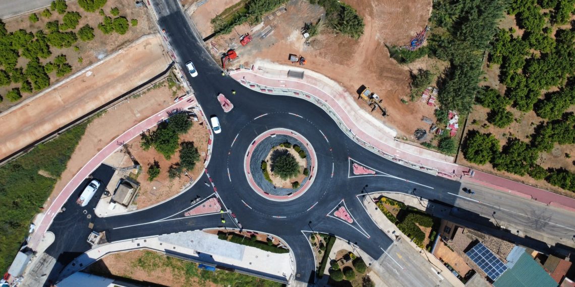 La Diputación de Valencia culmina la ronda exterior de Rafelguaraf para desviar el tráfico del casco urbano
