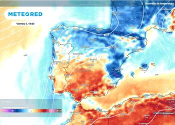 Un frente polar traerá un descenso de temperaturas a España a finales de semana