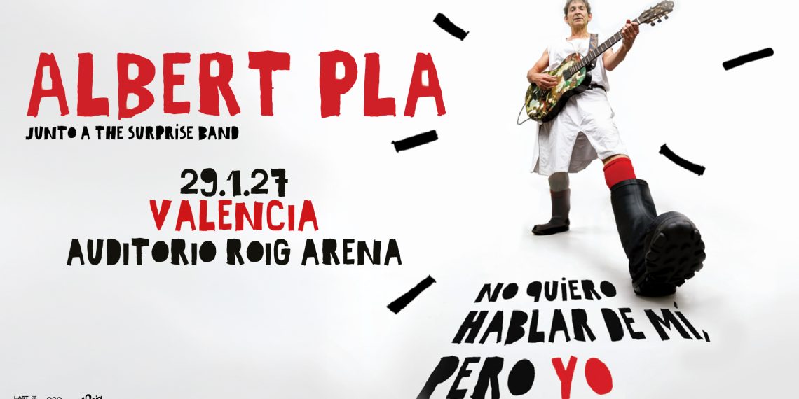 Albert Pla anuncia concierto en el Auditorio Roig Arena
