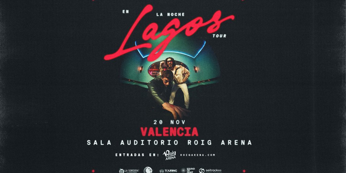 El dúo venezolano Lagos actuará el 20 de noviembre en el Auditorio Roig Arena de Valencia
